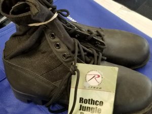 Rothco Military Jungle Boots ~ Item #5081 / 5080 ~ Black / Size 7W / 613902058194