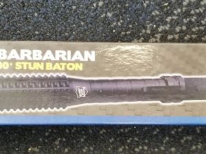 Mini Barbarian Street Wise 9,000,000 Volts Stun Baton with Flashlight ~ Item #SWBAR9MINI ~ 793831019197