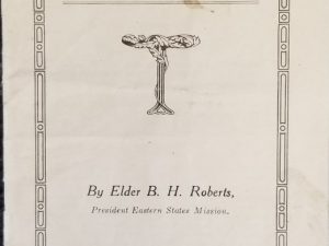 22-Page Rare Pamphlet ~ On Tracting ~ by B. H. Roberts