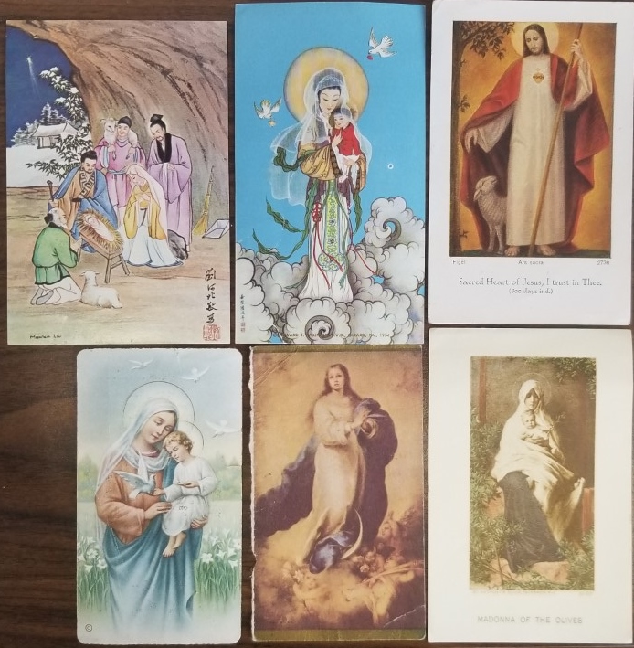 6 Religious Cards ~ Catholic / Christian