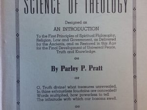 1948 – Key to the Science of Theology (10th Edition) – Parley P. Pratt