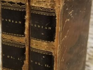 1807 ~ Poems of Ossian ~ 2 Volume Set ~ Small Leather Volumes