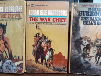 3 Edgar Rice Burroughs Western Books (See Details)