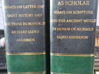2 Volumes --- Disciple as Scholar  /  Disciple as Witness  /  Stephen D. Ricks, Donald W. Parry, and Andrew H. Hedges --- Bonded Green Leather Binding