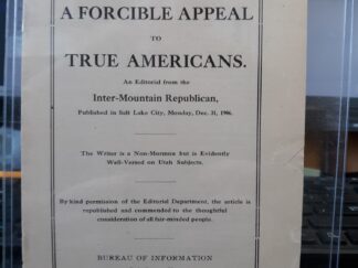 A Forcible Appeal to True Americans. (1906)