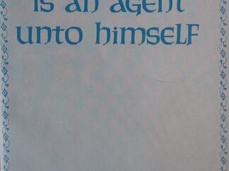 1969 - Man is an Agent Unto Himself - Alvin R. Dyer