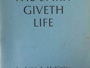 The Spirit Giveth Life – Lynn A. McKinlay
