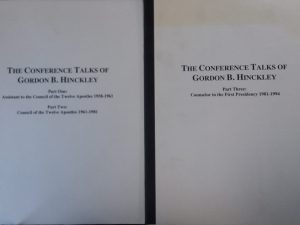 The Conference Talks of Gordon B. Hinckley (2 Volumes) – The Church of Jesus Christ of Latter-Day Saints