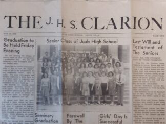 1945 – The J.H.S. Clarion Newspaper – Juab High School
