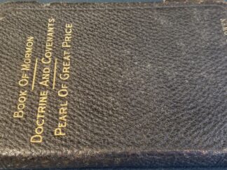 1926 ~ Triple Combination ~ Black Bendable Leather