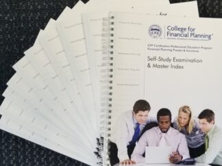 2015 ~ College for Financial Planning Certified Professional Education Program Financial Planning Process and Insurance - Set of 10 Books