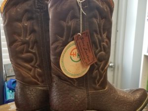 HH Full Grain Glove Leather Cowboy Boots with Quarter Linings ~ Like New~ Size 10 1/2 D