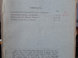 Gloucestershire Records.: Part 8, for 1903