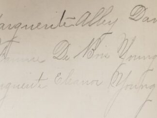 Book Owned by Brigham Young’s Daughter ~ Fannie DuBois Young