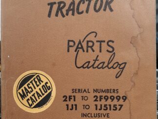 Twenty-Two Tractor Parts Catalog (1957) ~ by the Caterpillar Tractor Co.