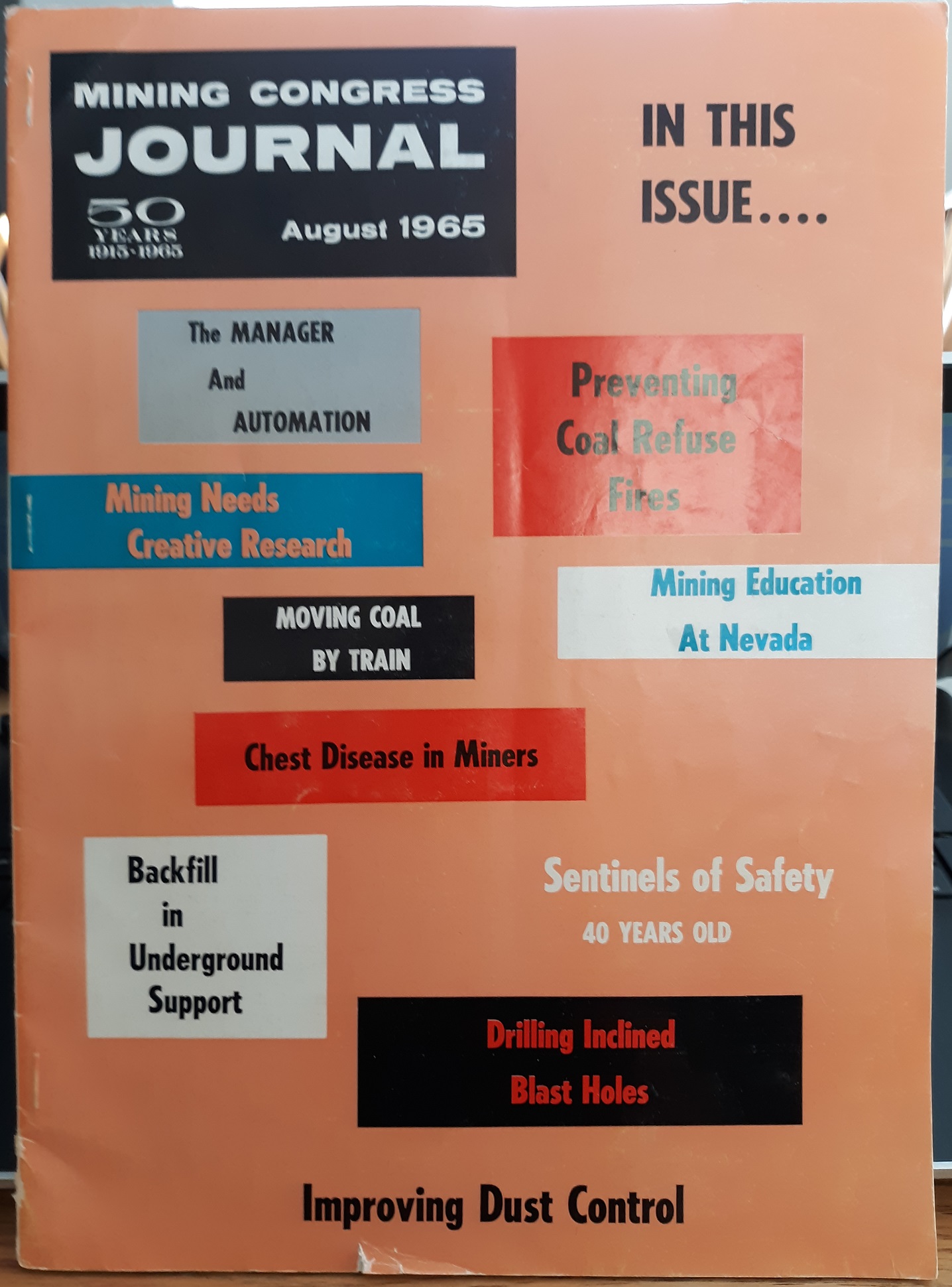 Mining Congress Journal: August 1965