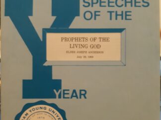 Prophets of the Living God (1969) ~ by Elder Joseph Anderson