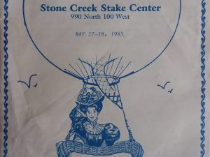 1985 – Women’s Conference Rising to Greater Heights – Stone Creek Stake Relief Society