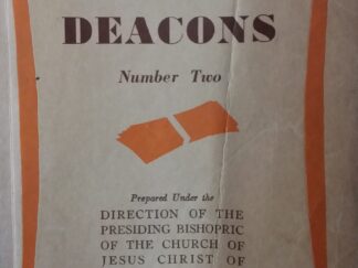 1935 - Lesson Book for the Deacons (No. 2 Only) - The Church of Jesus Christ of Latter-Day Saints