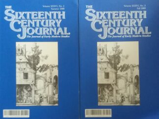 2005 - The Sixteenth Century Journal (Vols XXXVI No. 2 - XXXVI, No. 3 Only)