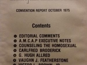 AMCAP Journal (Vol 1) Convention Report October 1975 – Don Lankford