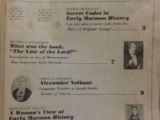 1986 – Mormon Heritage (No. 2)