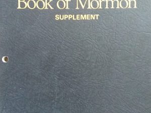 1972 – Book of Mormon Supplement (Revised Edition) – The Church of Jesus Christ of Latter-Day Saints