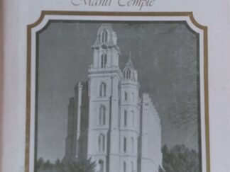 1976 - Temple on a Hill: Manti Temple (SIGNED) - Glen R. Stubbs