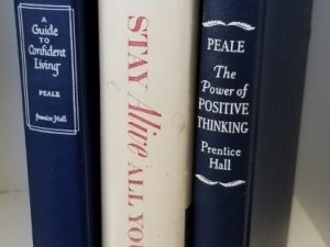 3 Books by Norman Vincent Peale ~ A Guide to Confident Living / Stay Alive All Your Life / The Power of Positive Thinking