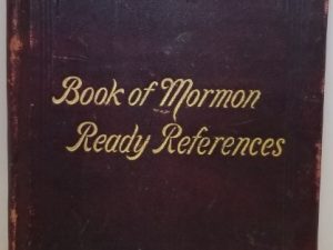 Book of Mormon Ready References ~ Leather Binding ~ No Title Page