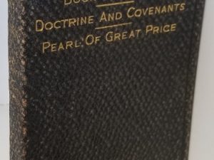 1926 ~ Triple Combination ~ Bendable Black Leather