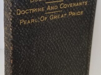 1926 ~ Triple Combination ~ Bendable Black Leather
