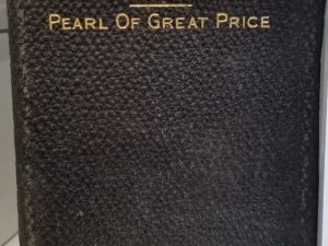1925 ~ Double Combination ~ Doctrine & Covenants / Pearl of Great Price ~ Bendable Black Leather Binding