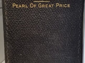 1925 ~ Double Combination ~ Doctrine & Covenants / Pearl of Great Price ~ Bendable Black Leather Binding