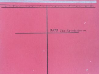 1962 - A Breach of Berth of John XXIII (#207): Says the Revelation (Rare) - Albert W. Bell