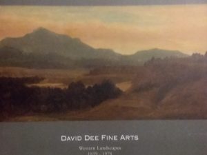 2016 – David Dee Fine Arts : Western Landscapes 1859-1978 – David Dee
