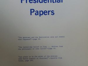 1979 – Presidential Papers – Members of the RLDS Church