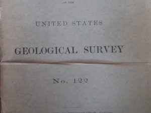 1894 – Bulletin of the United States: Geological Survey No. 122 – Washington Government Printing Office