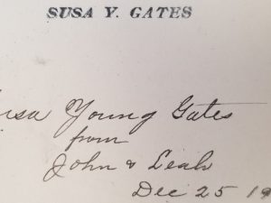 Book Gifted to Susa Young Gates – From John D. Widtose and His Wife Leah ~1909 Works of Henrik Ibsen, Vol.IX