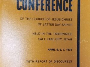 1974 ~ Conference Report ~ April 1974