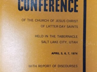 1974 ~ Conference Report ~ April 1974