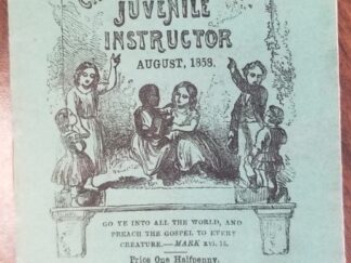 The Church Missionary Juvenile Instructor - August, 1858, No.8. - Pages 170 to 192 - [Slightly bigger than a 3x5 card]