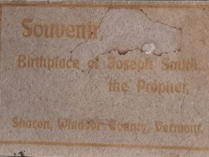Birthplace of Joseph, the Prophet, Sharon, Windsor County, Vermont Souvenir Postcard Book