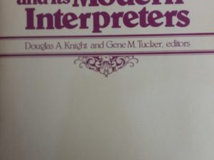 1985 – The Hebrew Bible and Its Modern Interpreters – Douglas A. Knight and Gene M. Tucker