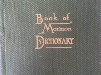 1909 - Book of Mormon Dictionary - Alvin Knisley