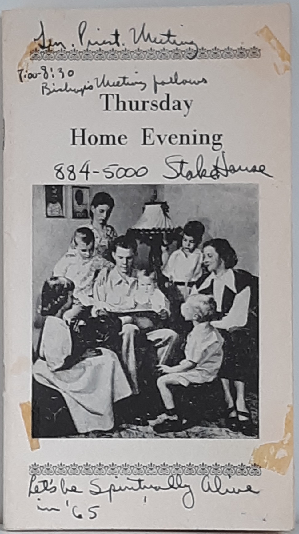 Thursday Home Evening Pamphlet