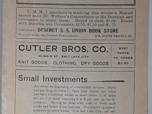 Sunday School Outlines of the Parent’s Department Issued by the Deseret Sunday School union: Series A 6 (1906?)