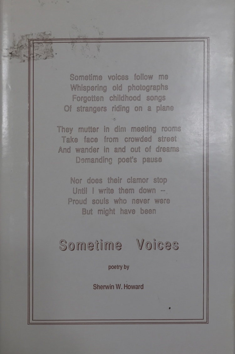 1988~Sometime Voices~Sherwin W. Howard