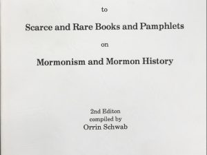 1993~A Price Guide to Scarce and Rare Books and Pamphlets on Mormonism and Mormon History