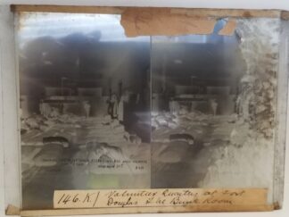"Volunteer Quarters at Fort Douglas The Bunk Room" [at Old Fort Douglas - Utah - Glass Photographs]